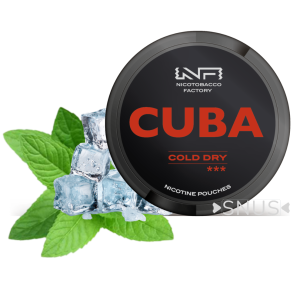 Snus CUBA Black Cold Dry 43MG