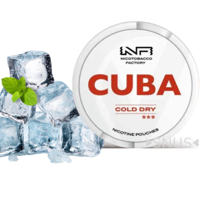 Snus CUBA White Cold Dry 10.4MG