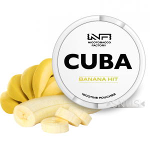 Snus CUBA White Banana Hit 10.4MG