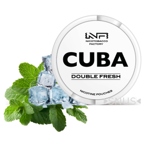 Snus CUBA White Double Fresh 10.4MG
