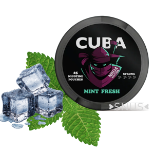 Snus CUBA Ninja Mint Fresh 15.6MG