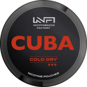 Snus CUBA Black Cold Dry 43MG